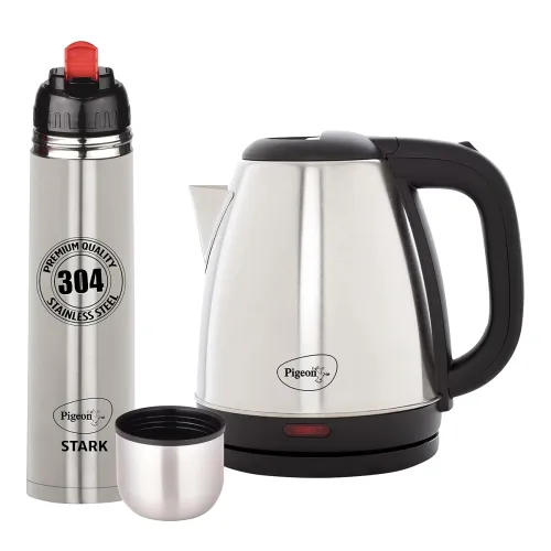 Image of Pigeon 1.5L Kettle with 1000ml Stark Flask Pack of 2