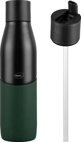 Image of Pigeon 16253 500 ml Flask (Pack of 1, Black, Green, Steel)