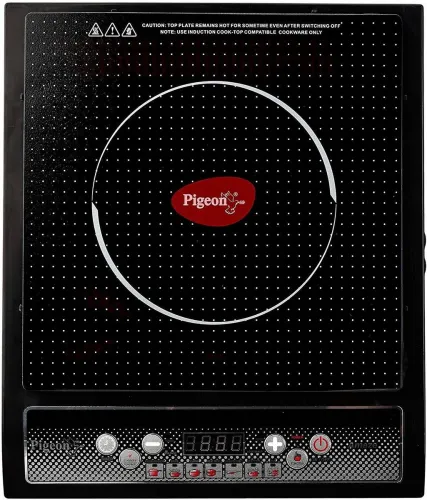 Image of Pigeon 1800 W Induction Cooktop Push Button (Black, Stovekraft Amaze, Watt-1800)