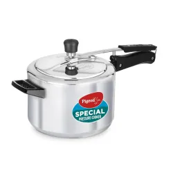 Pigeon 5L Aluminium Pressure Cooker (Silver)