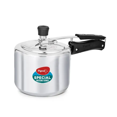 Image of Pigeon by Stovekraft 12261 Induction Base Inner Lid Aluminium Pressure Cooker
