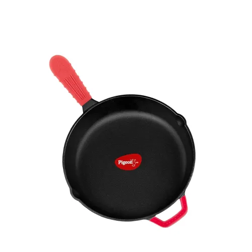 Image of Pigeon by Stovekraft Cast Iron Frying Pan, 25 cm