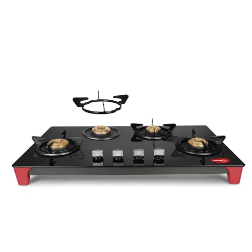 Image of Pigeon by Stovekraft Infinity Glass Top 4 Burner 