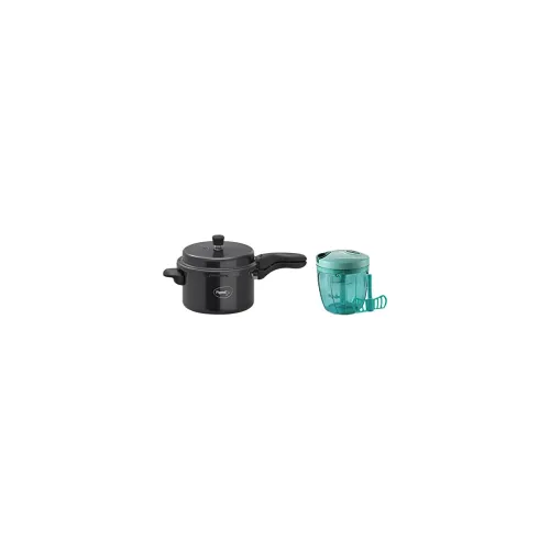 Image of Pigeon by Stovekraft Titanium 3 Ltrs Pressure Cooker 1 Plastic Whiske