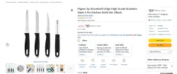 Pigeon Edge Stainless Steel Kitchen Knife Set – 4 pcs