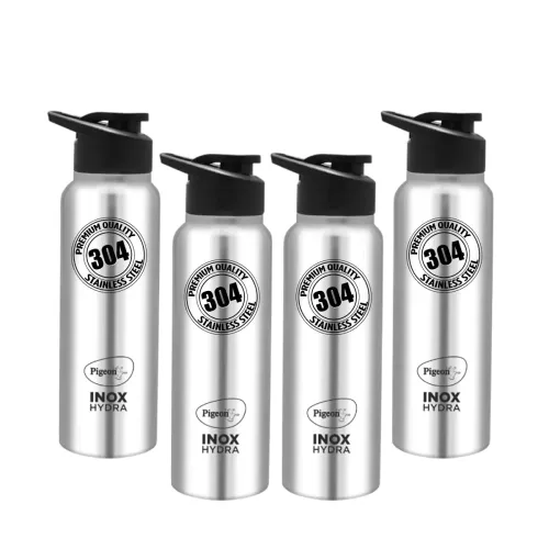 Image of Pigeon Inox Hydra Bottle 900ml pack of 4