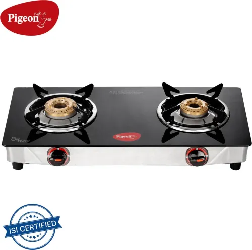 Image of Pigeon Manual Gas Stove (2 Burners)