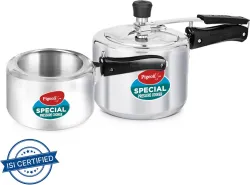Pigeon Special 2 L, 3 L Inner Lid Pressure Cooker (Aluminium).