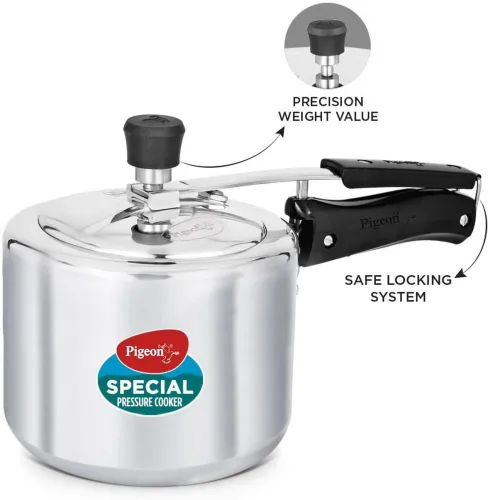 Image of Pigeon Special 3.5 L Inner Lid Pressure Cooker (Aluminium)
