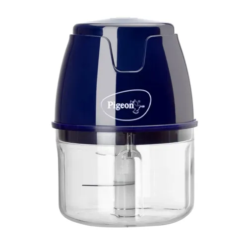 Image of Pigeon Zoom Electric Chopper 250 ml, Portable with 3 Stainless Steel Blades 