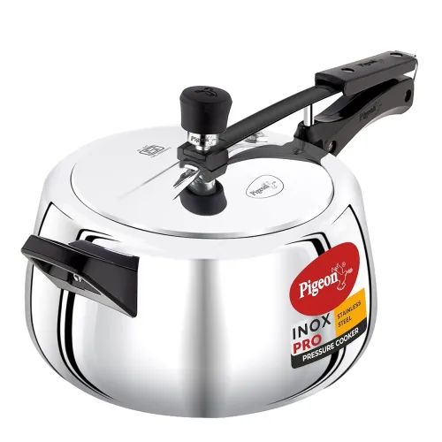 Image of Pigeon by Stovekraft Inox Pro 5L Inner Lid Stainless Steel Cooker