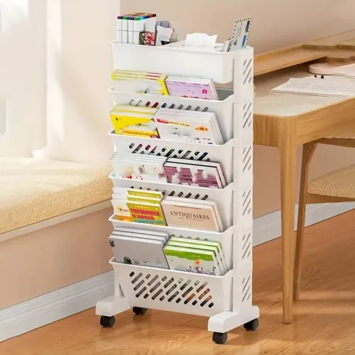 Image of Pinkwhale Plastic 6XL Textbook File Organizer Shelf