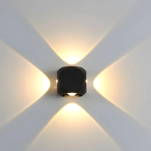 Image of PIXORA 4-Way Oval Up-Down LED Wall Light (8W, Warm White)