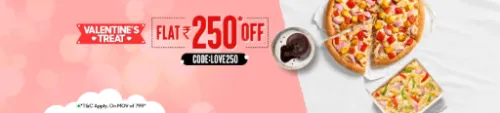 Image of Pizza Hut Offers : Flat ₹250 off on Minimum order of ₹799.