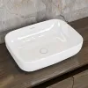 Plantex Platinum Ceramic Tabletop Rectangular Wash Basin
