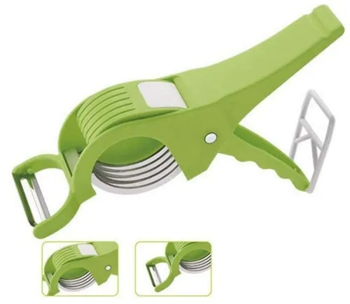 Image of Plastic Vegetable Cutter Veg Cutter Bhindi Cutter Multi Cutter