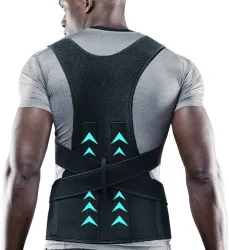 PLETHEON metal back Posture Corrector belt