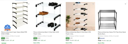 Image of Plexus Enterprises Shoe Rack Upto 90% OFF