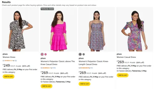 Image of PLUS Women's Clothing at Minimum 80% Off