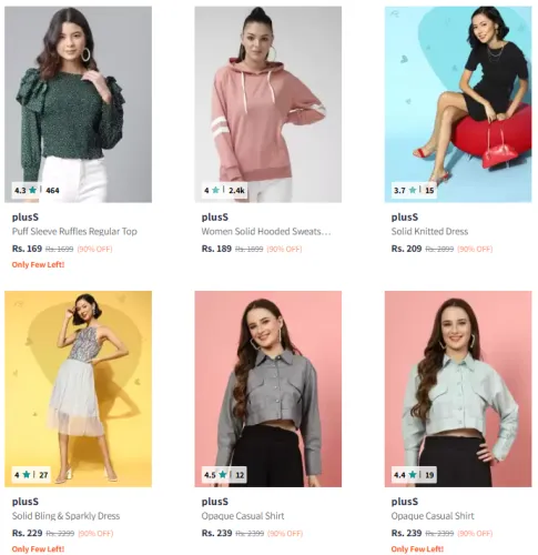 Image of plusS Brand Women's Clothing @ Flat 90% Discount