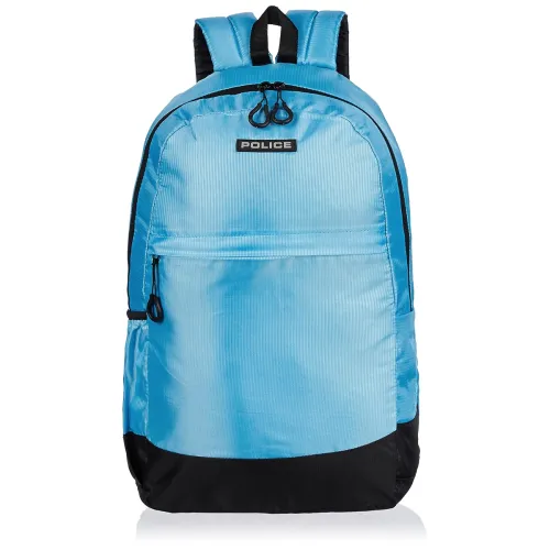 Image of POLICE CROXY LAPTOP BACKPACK - SKY/BLACK