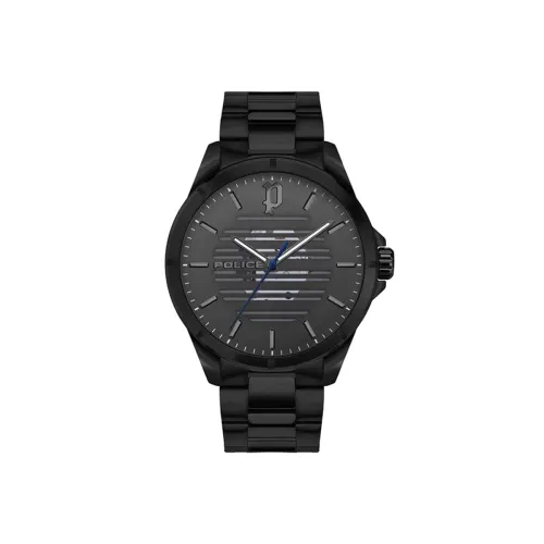 Image of POLICE Mens Urban Rebel Grey Dial Stainless Steel Analog Watch