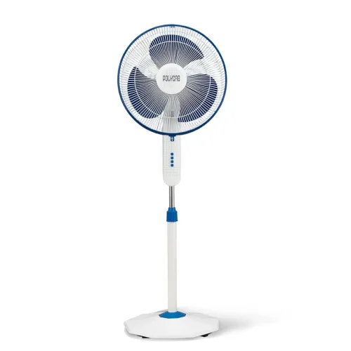 Image of Polycab Aery 400mm Oscillating Pedestal Fan For Home, Office | Aerodynamic Blades