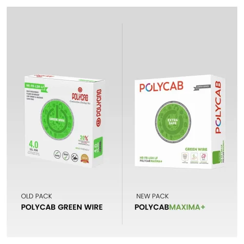Image of Polycab Maxima plus 90m, 1sqmm. •Heat Resistant •Eco Friendly