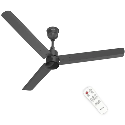 Image of Polycab Wizzy Plus BLDC Fan (1200mm, Matt Black)