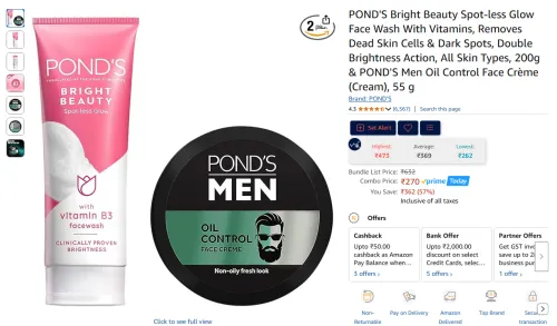 Image of PONDS Bright Beauty Face Wash
