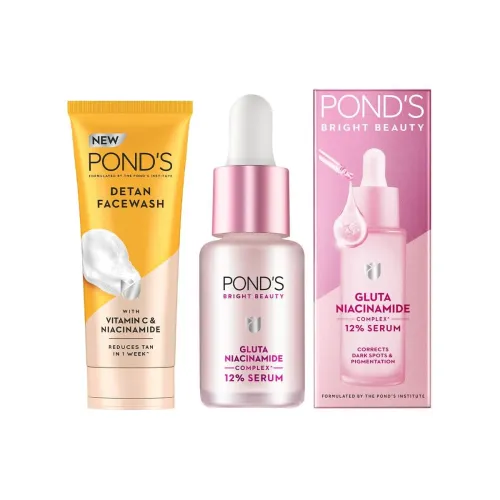 Image of Pond’s Detan Facewash + Bright Beauty Serum (14ml) Combo
