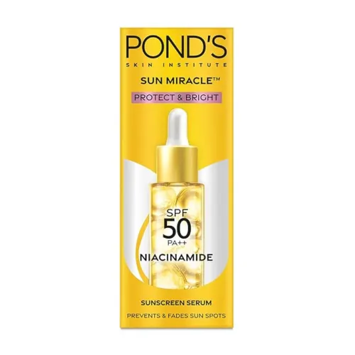 Image of POND’S Sun Miracle Sunscreen Serum SPF 50 PA++ – 14 ml