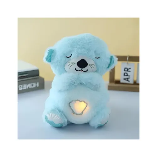 Image of POPAXY Breathing Teddy Otter Plush with Glowing Lights