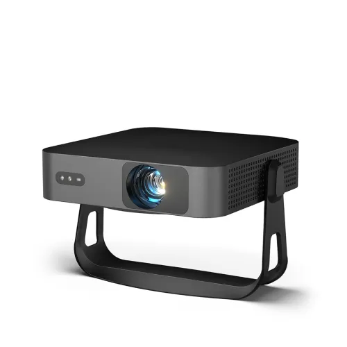 Image of Portable Smart Projector, 8K 1080P Full HD Projector, Support Video Projector, WiFi 5G BT 5.0, Cinema Projector 360° Can