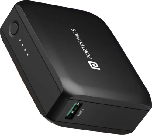Image of Portronics 10000mAh 30W Power Bank (Compact, Black) 