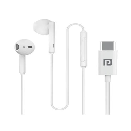 Image of Portronics Ear Type C Wired Earphones with HD Mic Headphones