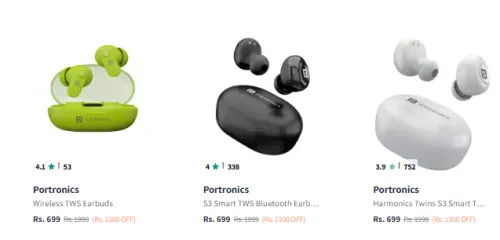 Image of Portronics Earbuds & Neckband Starting @ ₹549