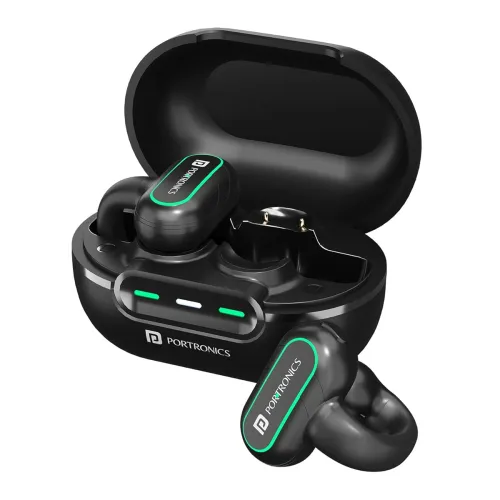 Image of Portronics Harmonics Twins S15 Smart OWS Wireless Earbuds Headphone with Mic
