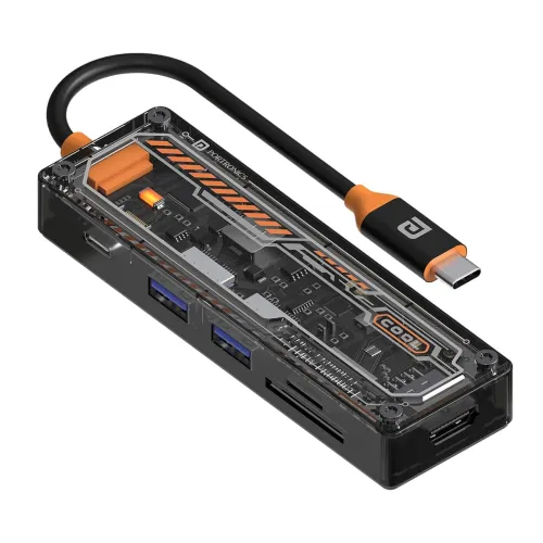 Image of Portronics MPort View Two 6-in-1 USB-C Hub