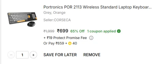 Image of Portronics POR 2113 Wireless Keyboard