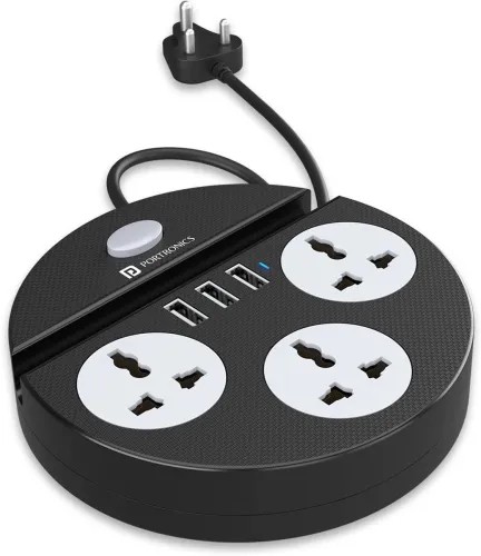 Image of Portronics Power Plate 5, 3 Socket Extension Boards