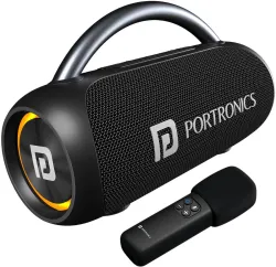 Portronics Radiant 2 30W BT Speaker + Karaoke Mic