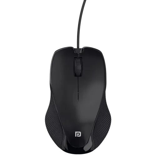 Image of Portronics Toad 101 Wired Optical Mouse with 1200 DPI, Plug & Play, Hi-Optical Tracking, 1.25M Cable Length, 30Lakhs Cli