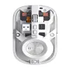 Portronics Toad 8 Transparent Wireless Bluetooth Mouse With Dual Wireless