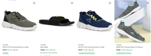 Image of power Men's Footwear up to 60% Discount 