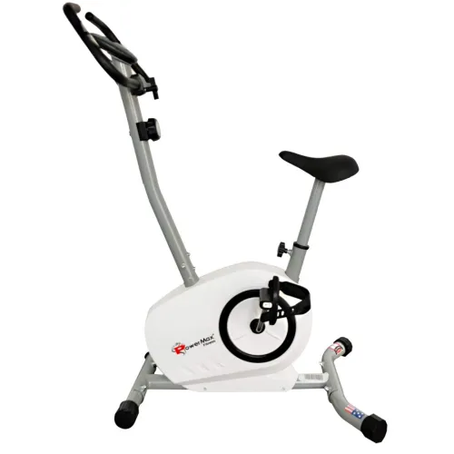 Image of PowerMax Fitness BU-515-AL502 Magnetic Upright Exercise Bike
