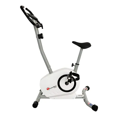 Image of PowerMax Fitness BU-515-AL502 Steel Magnetic Exercise Upright Bike