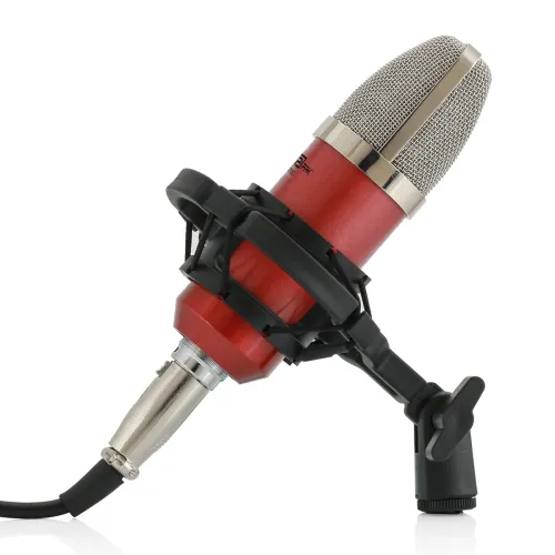 Image of Powerpak BM-700 Studio Mic (Red)