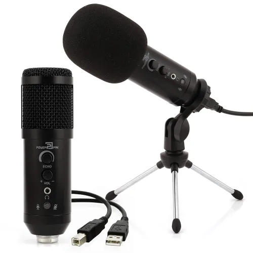 Image of Powerpak MK-F500 USB Metal Condenser Microphone