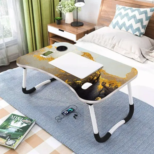 Image of Prachi Yellow Foldable Laptop Table